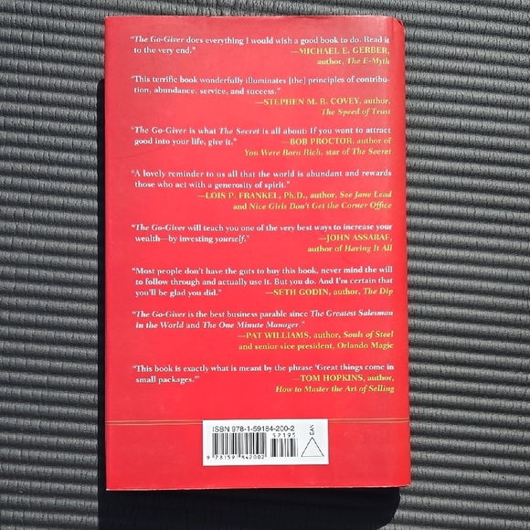 The Go-Giver Red Hardcover Book - Picture 3 of 5